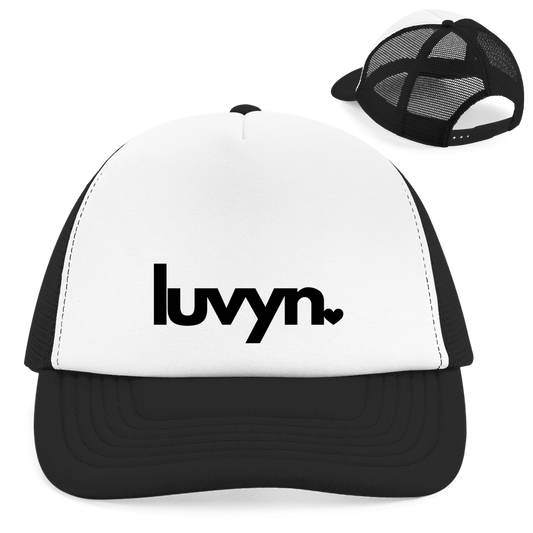 Retro Trucker Cap LUVYN BLACK
