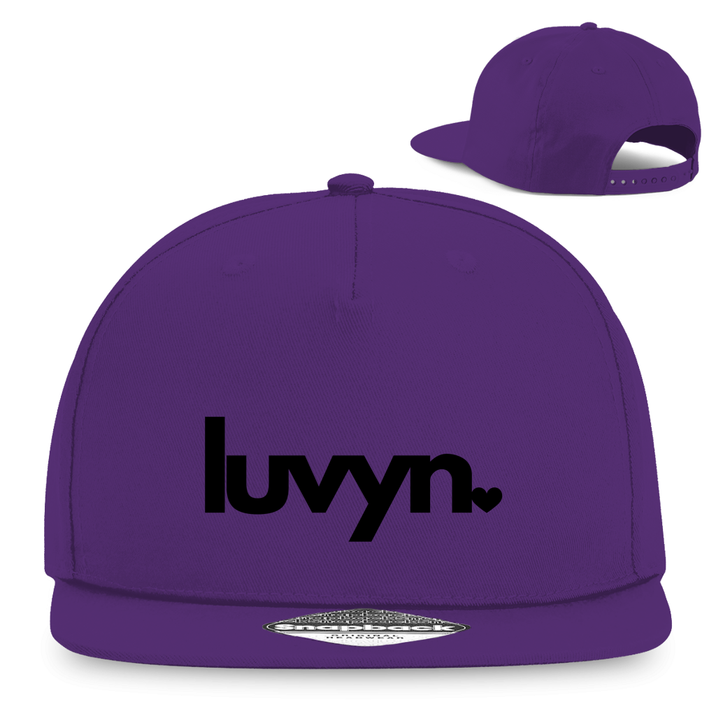 Snapback Rapper Cap LUVYN BLACK