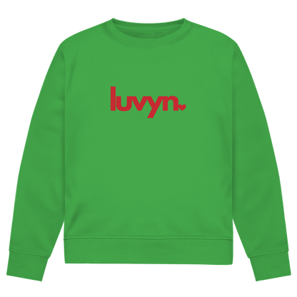 Herren Premium Bio Sweatshirt LUVYN RED