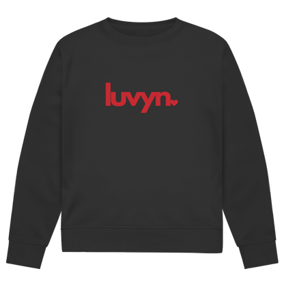 Herren Premium Bio Sweatshirt LUVYN RED