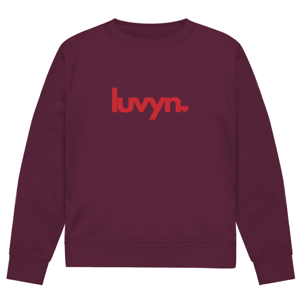 Herren Premium Bio Sweatshirt LUVYN RED