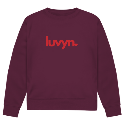 Herren Premium Bio Sweatshirt LUVYN RED