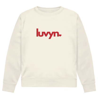 Herren Premium Bio Sweatshirt LUVYN RED