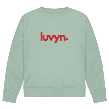 Herren Premium Bio Sweatshirt LUVYN RED