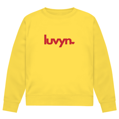 Herren Premium Bio Sweatshirt LUVYN RED