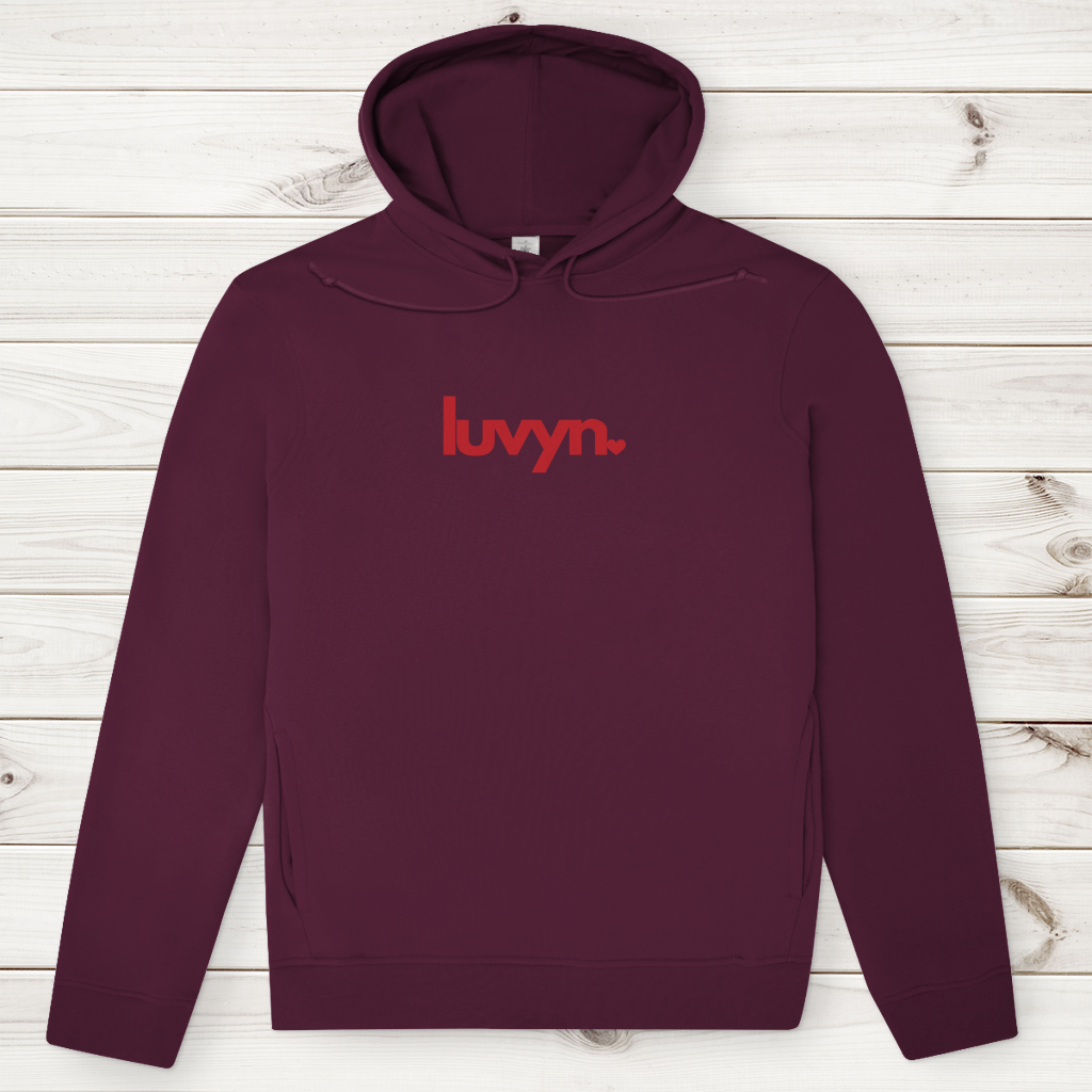 Herren Premium Bio Hoodie LUVYN RED