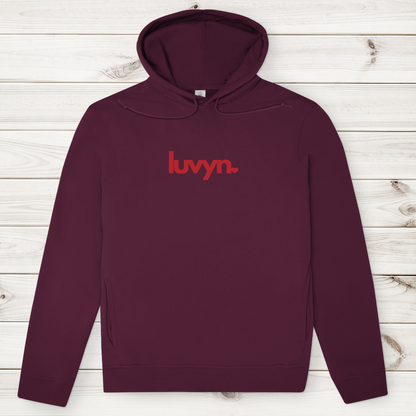 Herren Premium Bio Hoodie LUVYN RED