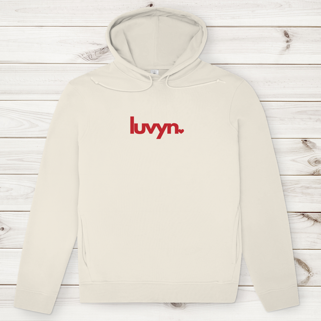 Herren Premium Bio Hoodie LUVYN RED