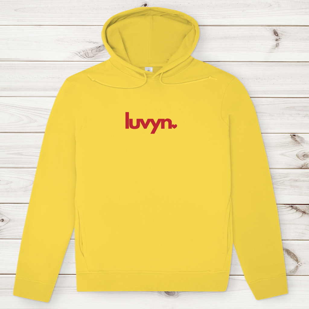 Herren Premium Bio Hoodie LUVYN RED