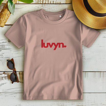Damen Premium Bio T-Shirt LUVYN RED
