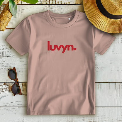 Damen Premium Bio T-Shirt LUVYN RED