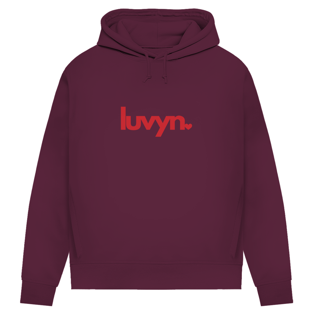 Damen Premium Bio Hoodie LUVYN RED