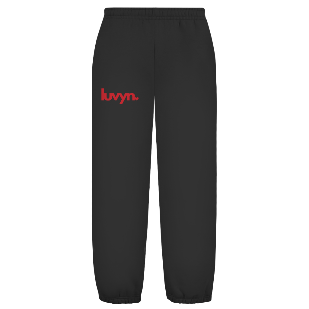 Oversize Fluffy Sweatpants LUVYN RED
