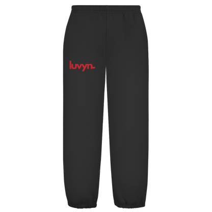Oversize Fluffy Sweatpants LUVYN RED