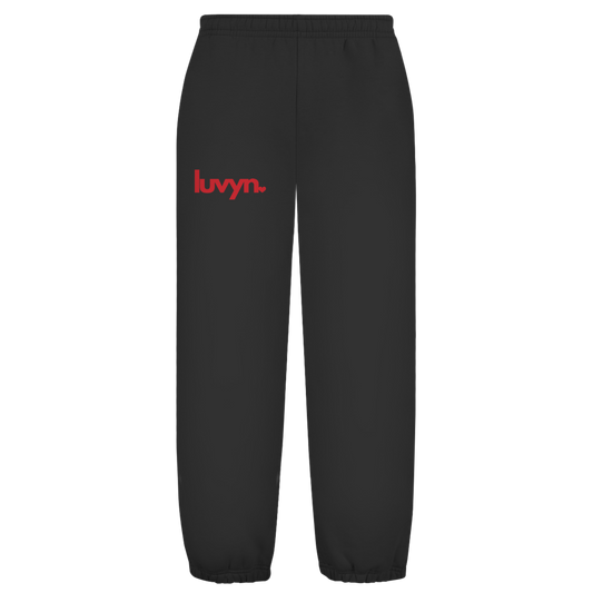 Oversize Fluffy Sweatpants LUVYN RED