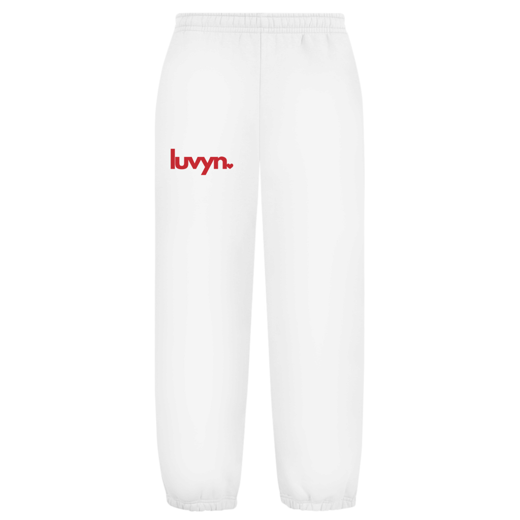 Oversize Fluffy Sweatpants LUVYN RED