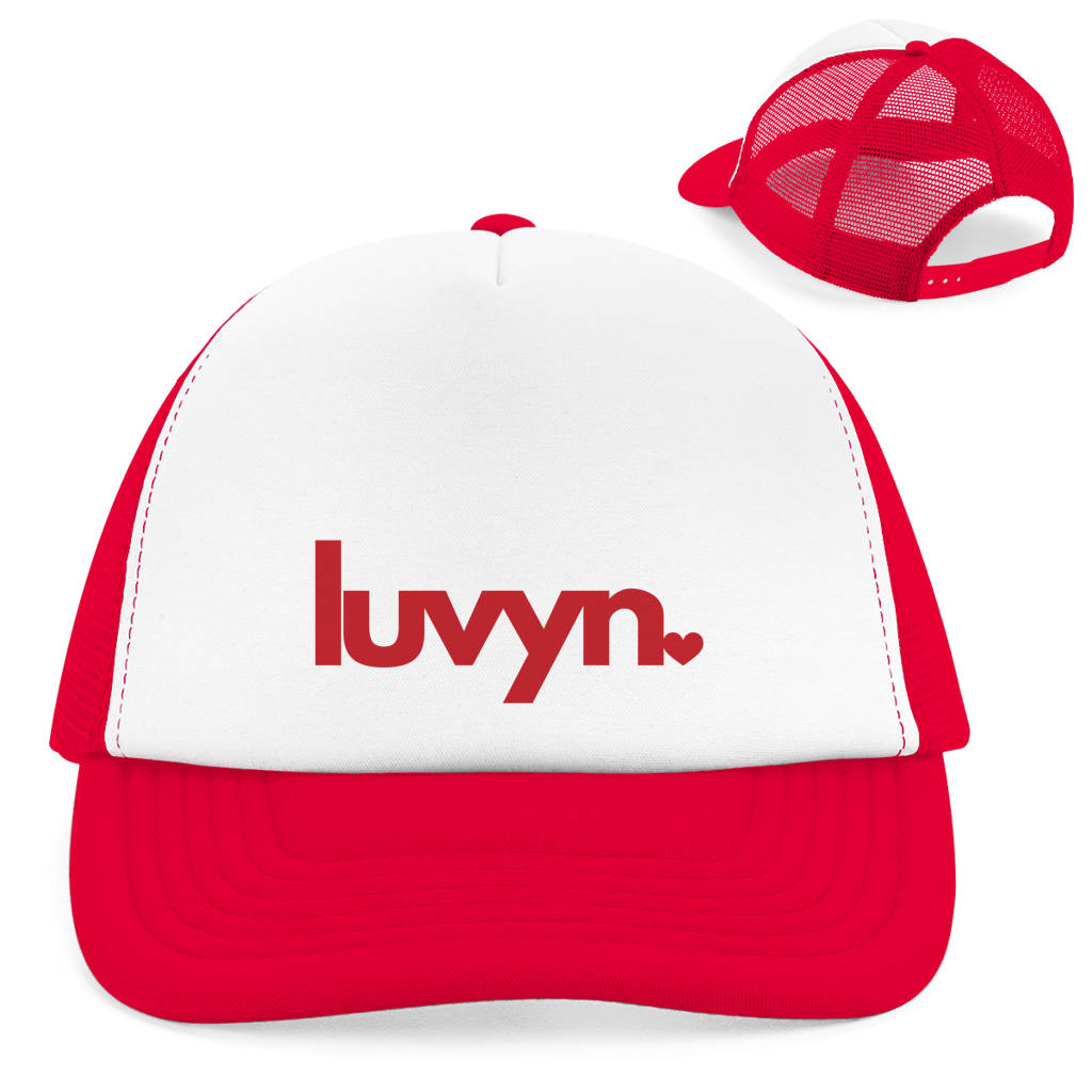 Retro Trucker Cap LUVYN RED