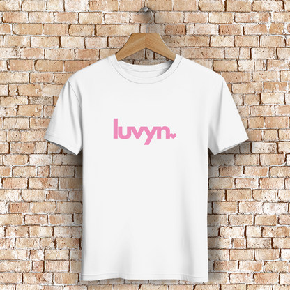 Herren Premium Bio T-Shirt LUVYN PINK