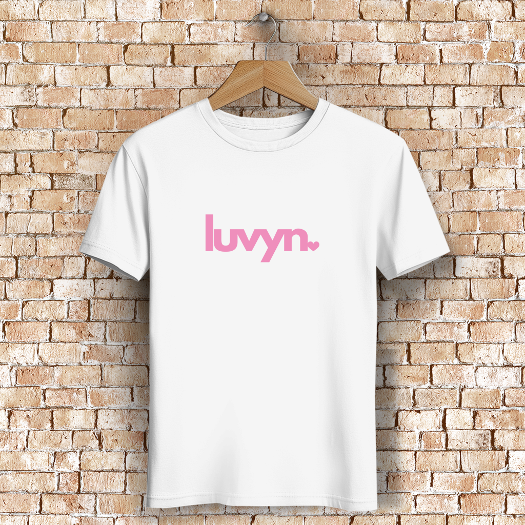 Herren Premium Bio T-Shirt LUVYN PINK