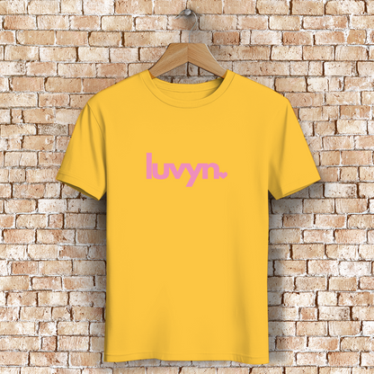 Herren Premium Bio T-Shirt LUVYN PINK