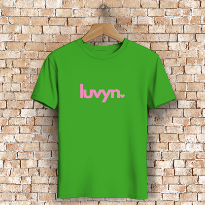 Herren Premium Bio T-Shirt LUVYN PINK