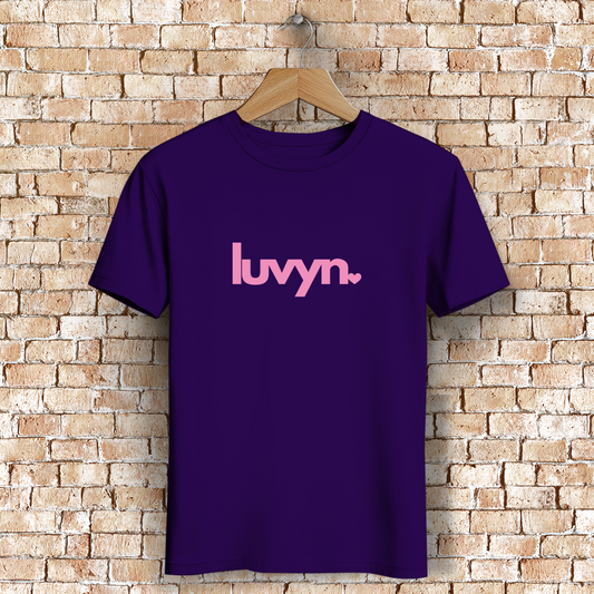 Herren Premium Bio T-Shirt LUVYN PINK