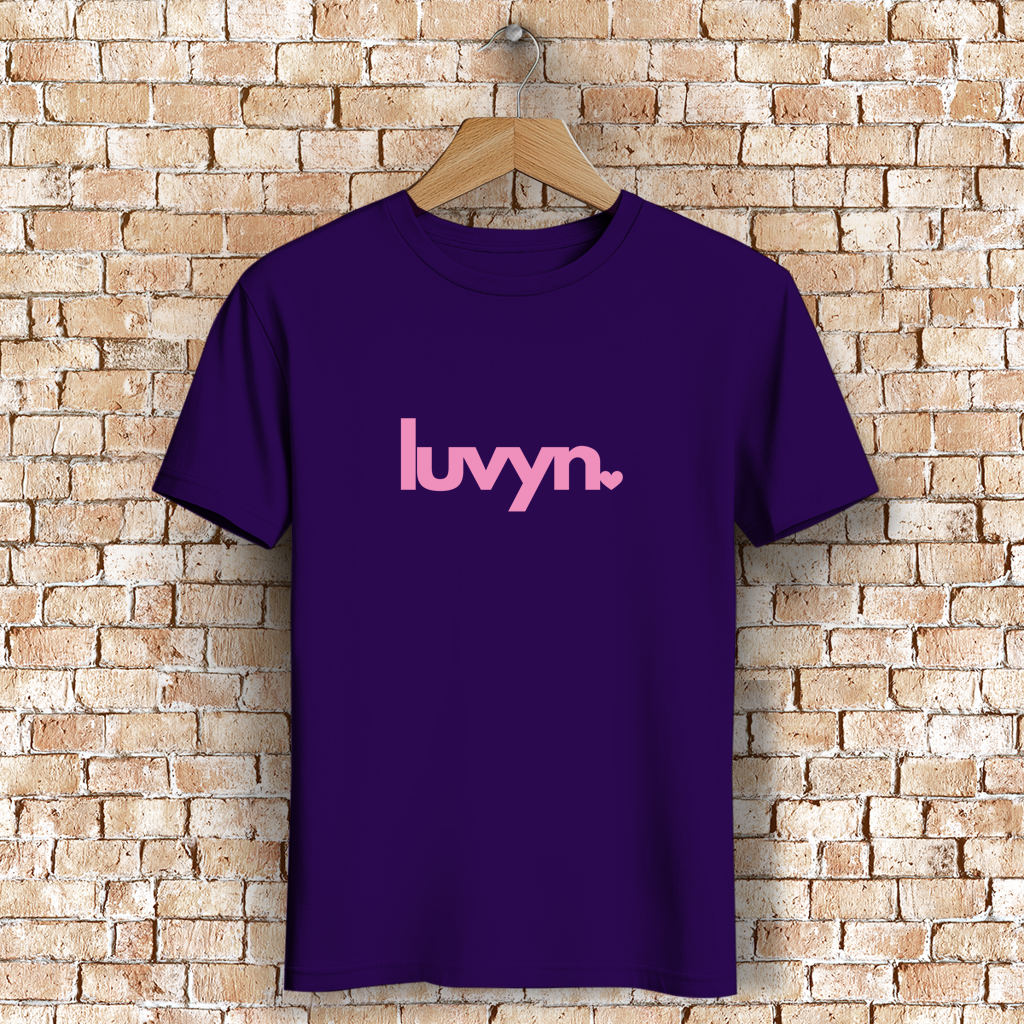 Herren Premium Bio T-Shirt LUVYN PINK