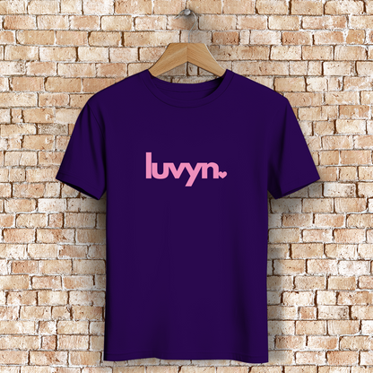 Herren Premium Bio T-Shirt LUVYN PINK