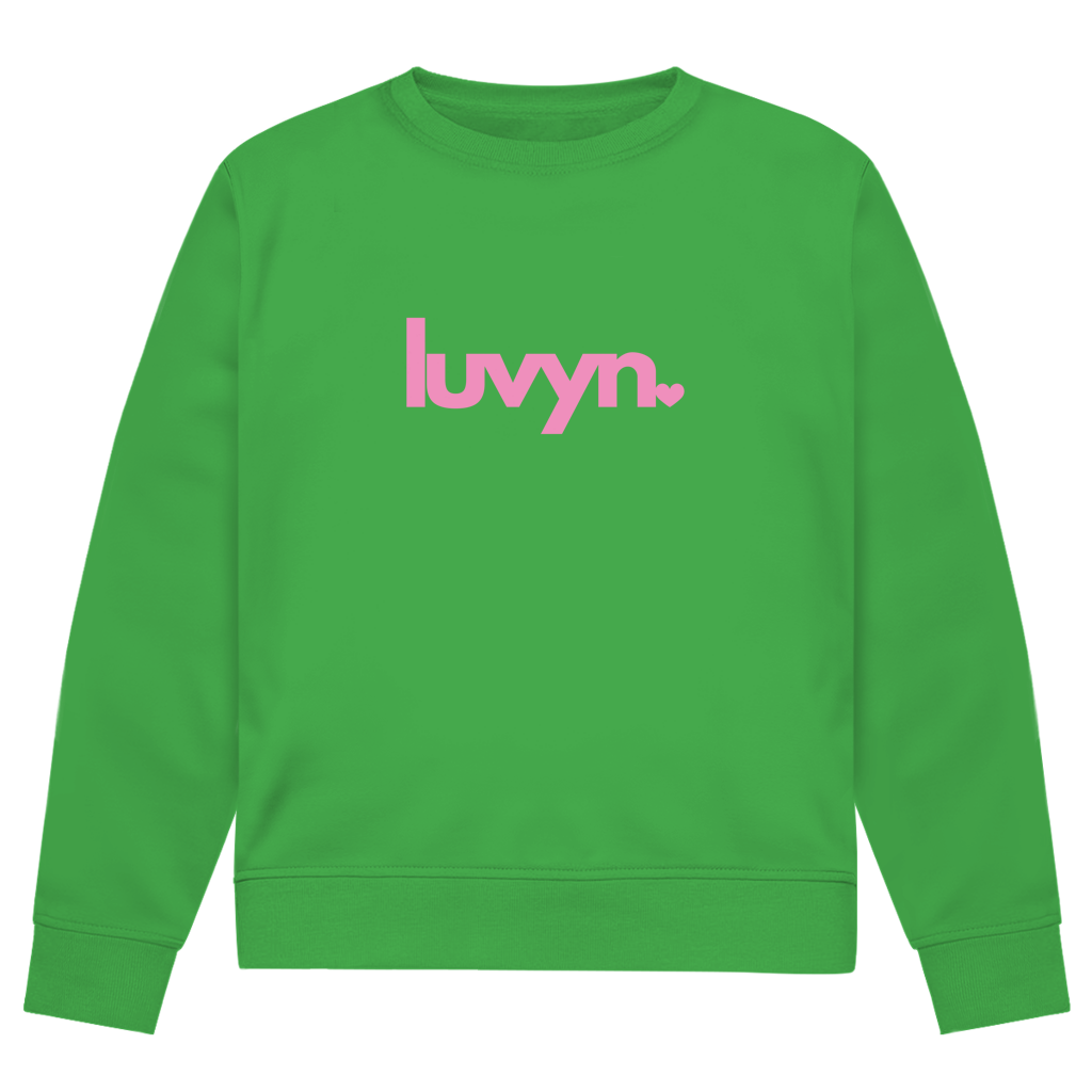 Herren Premium Bio Sweatshirt LUVYN PINK