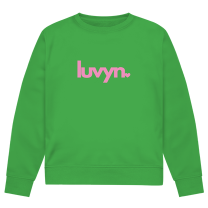 Herren Premium Bio Sweatshirt LUVYN PINK