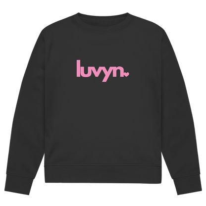 Herren Premium Bio Sweatshirt LUVYN PINK