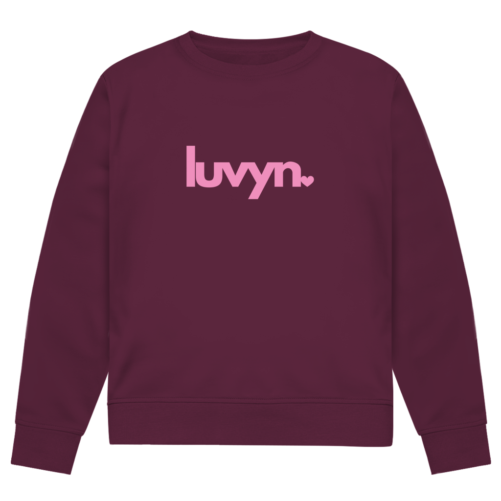 Herren Premium Bio Sweatshirt LUVYN PINK