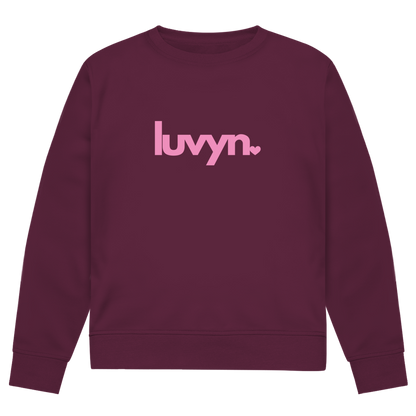Herren Premium Bio Sweatshirt LUVYN PINK