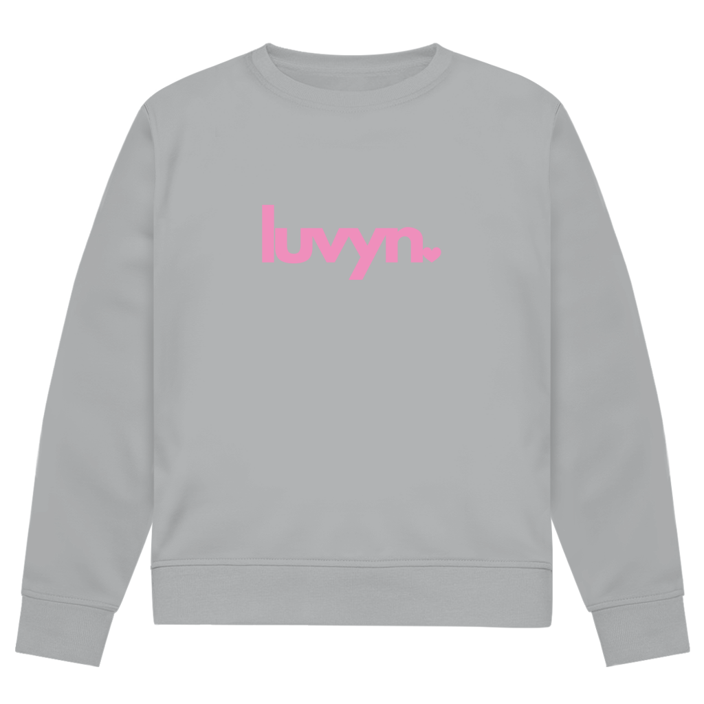 Herren Premium Bio Sweatshirt LUVYN PINK