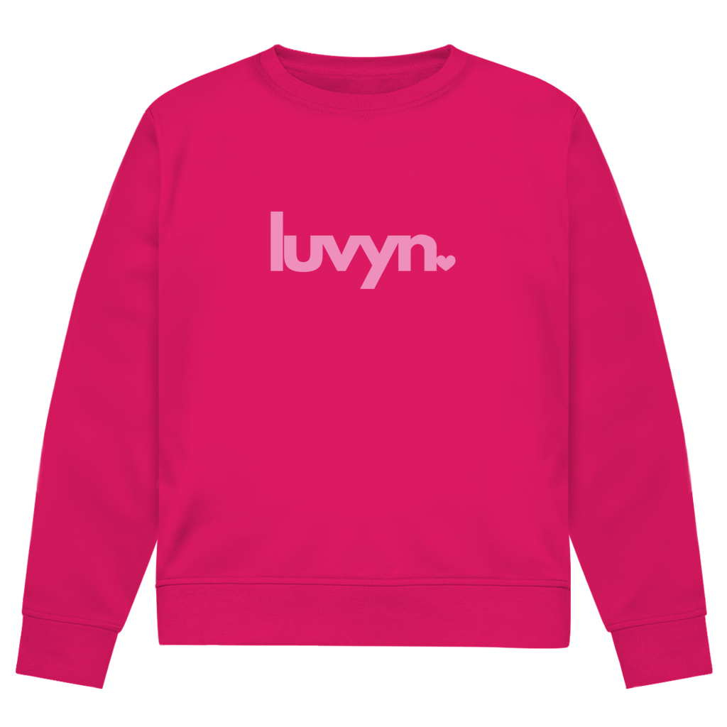 Herren Premium Bio Sweatshirt LUVYN PINK
