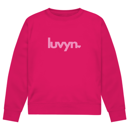 Herren Premium Bio Sweatshirt LUVYN PINK