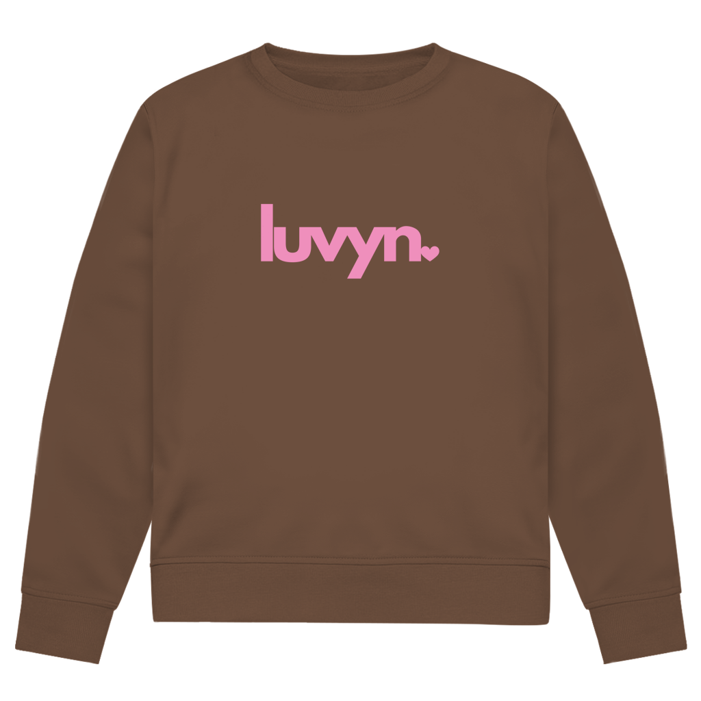 Herren Premium Bio Sweatshirt LUVYN PINK