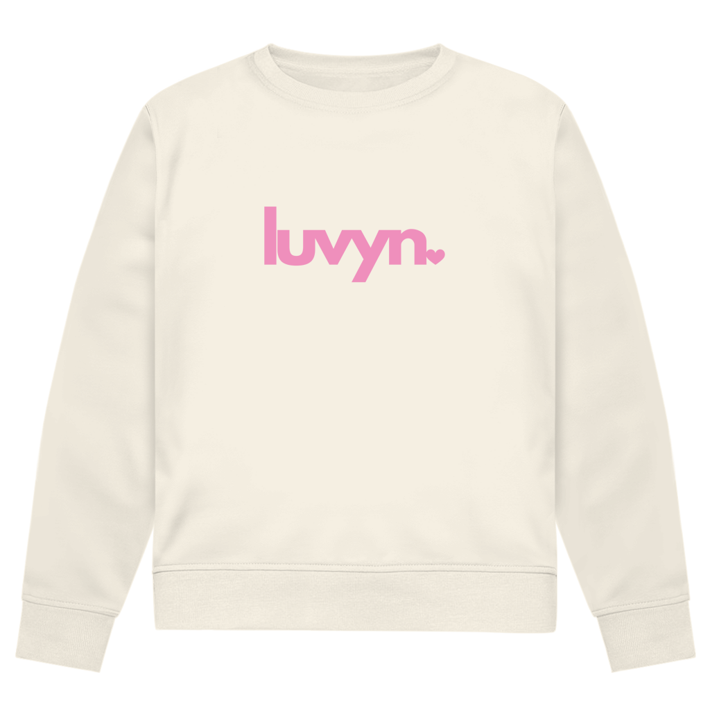 Herren Premium Bio Sweatshirt LUVYN PINK