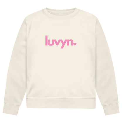 Herren Premium Bio Sweatshirt LUVYN PINK
