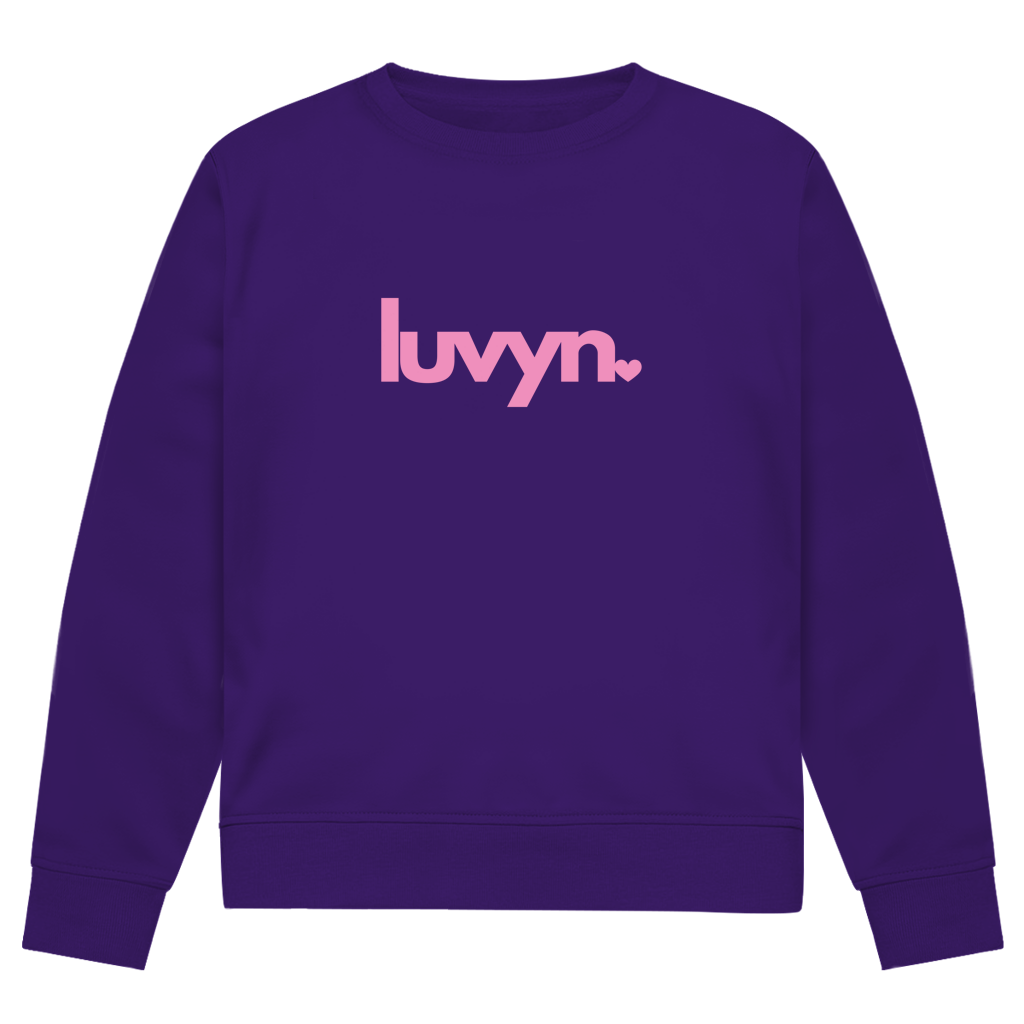 Herren Premium Bio Sweatshirt LUVYN PINK