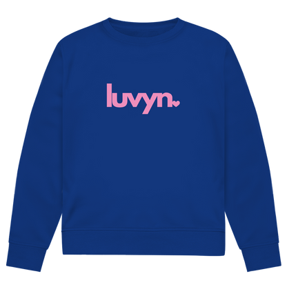 Herren Premium Bio Sweatshirt LUVYN PINK