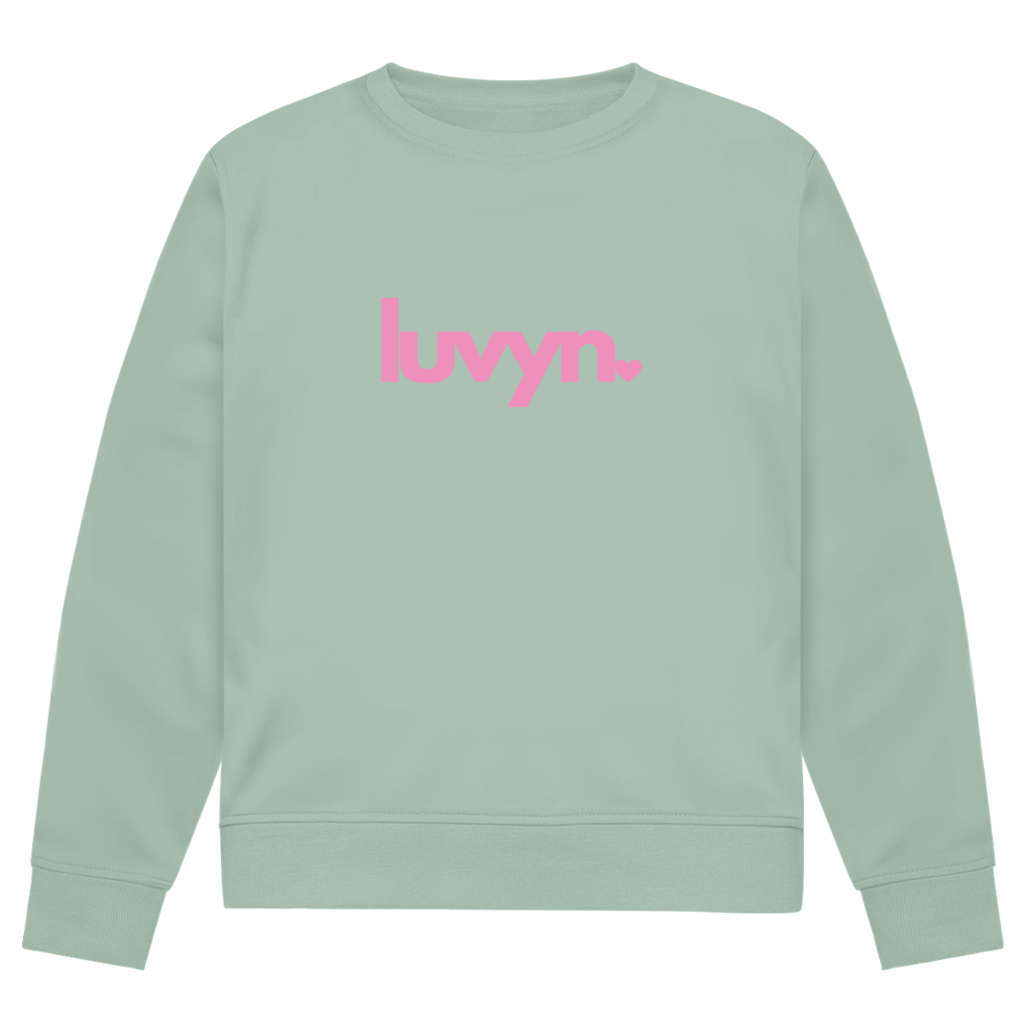 Herren Premium Bio Sweatshirt LUVYN PINK