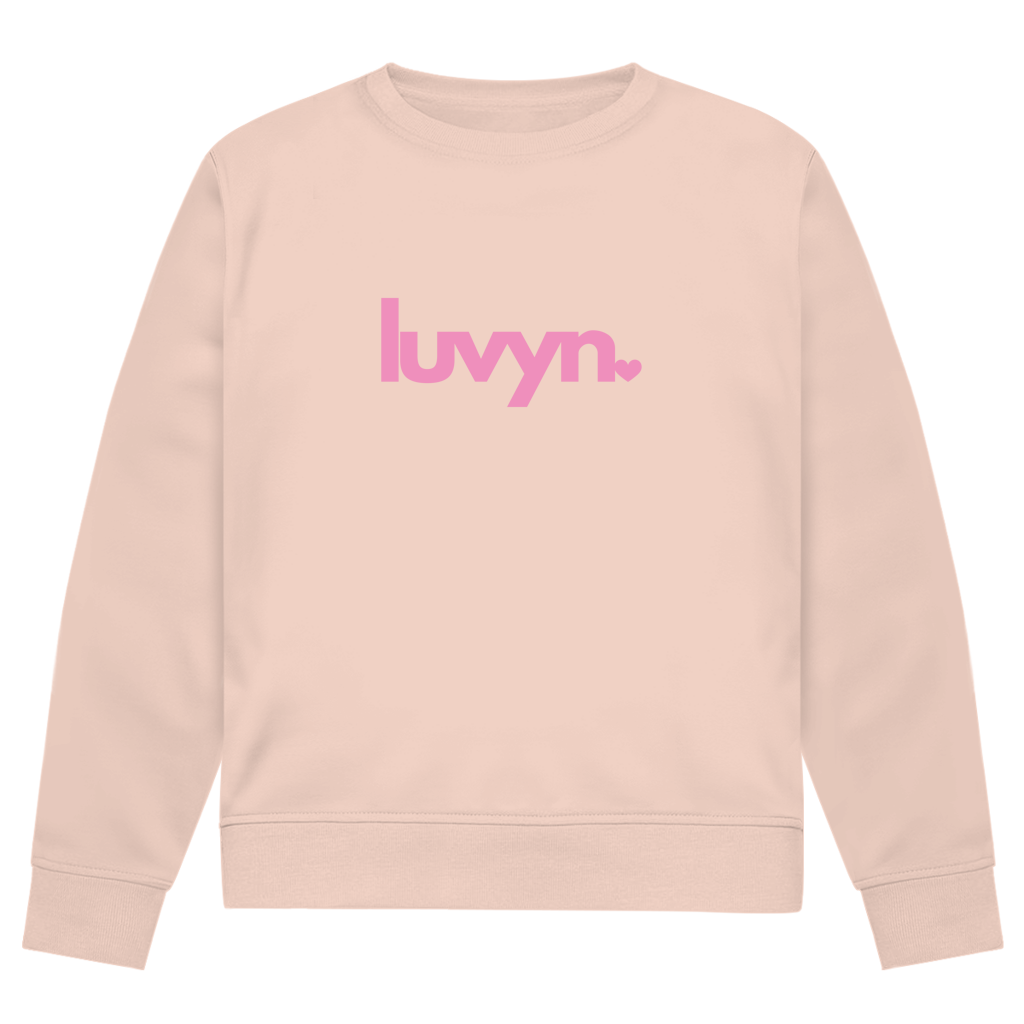 Herren Premium Bio Sweatshirt LUVYN PINK
