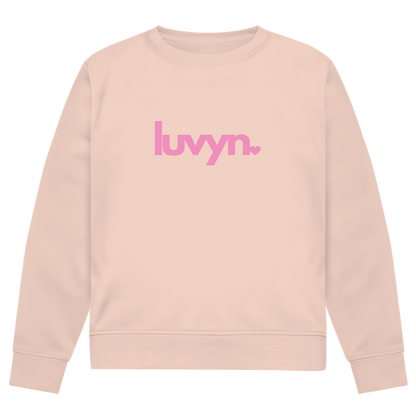 Herren Premium Bio Sweatshirt LUVYN PINK