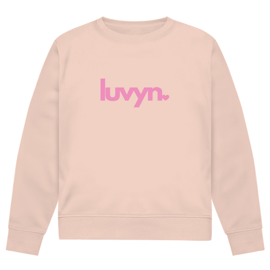 Herren Premium Bio Sweatshirt LUVYN PINK