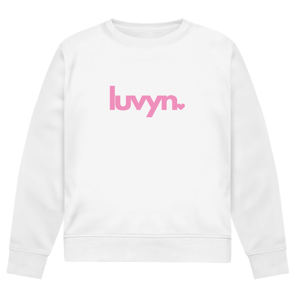 Herren Premium Bio Sweatshirt LUVYN PINK