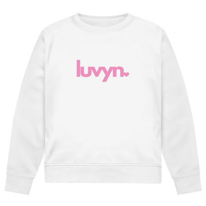 Herren Premium Bio Sweatshirt LUVYN PINK