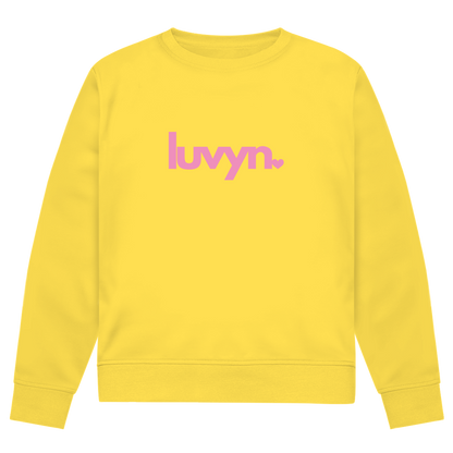 Herren Premium Bio Sweatshirt LUVYN PINK