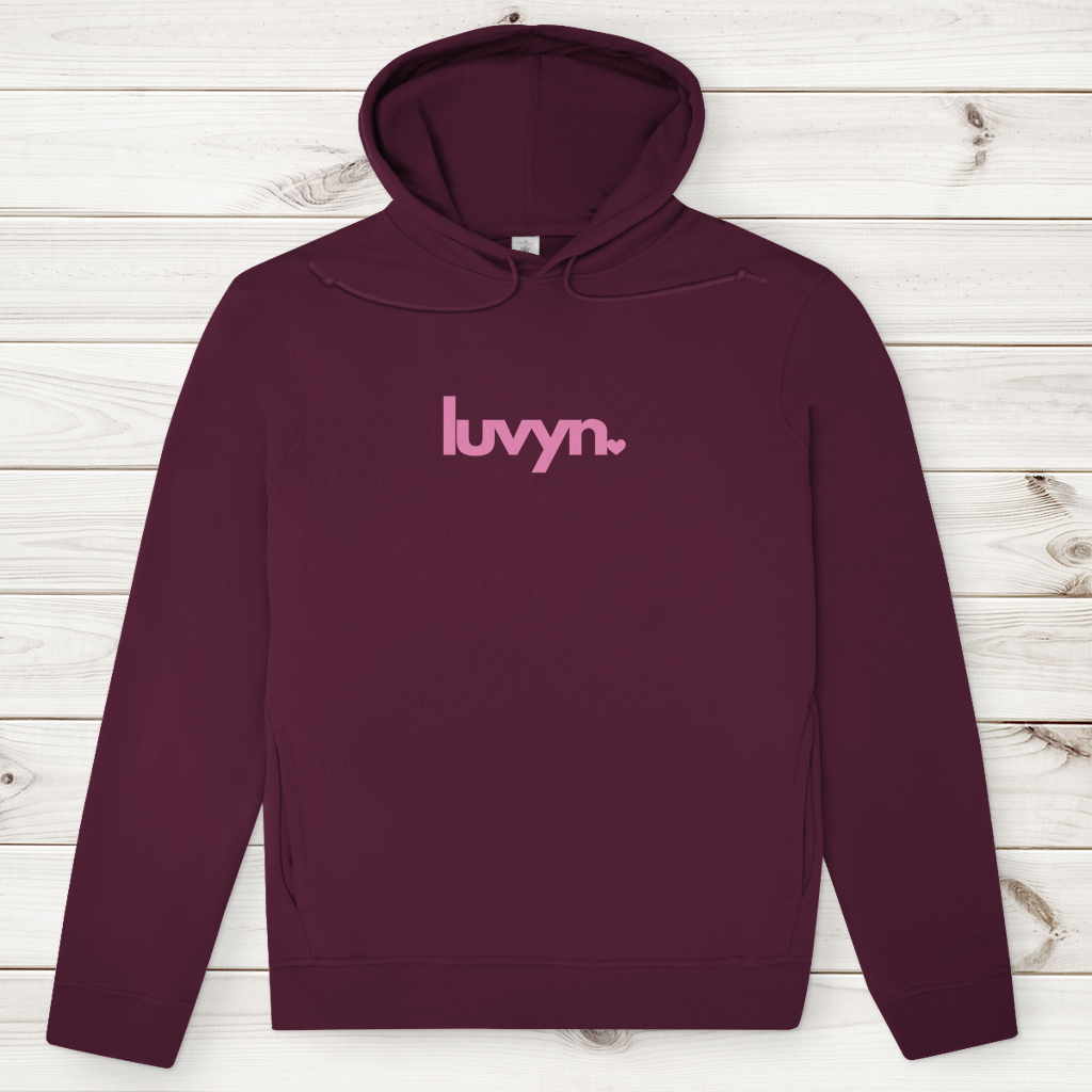 Herren Premium Bio Hoodie LUVYN PINK