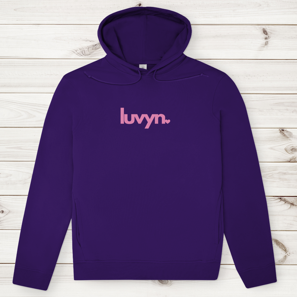 Herren Premium Bio Hoodie LUVYN PINK